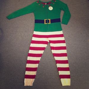 Love By Design Elf Christmas Holiday Pijama Onesie